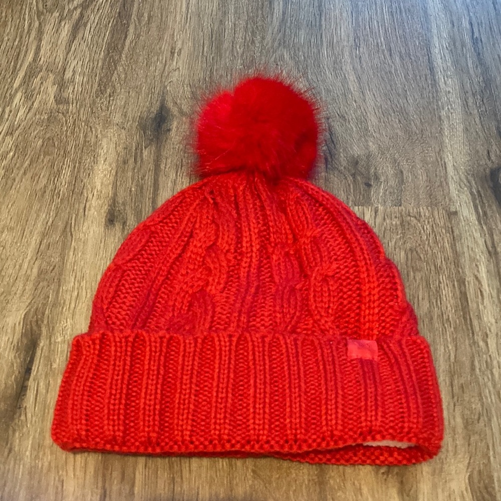 Red Beanie, snow hat, from PINK